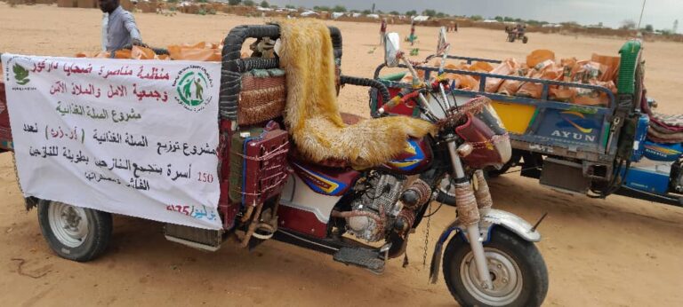 Distribution of Humanitarian Aid to 150 Displaced Families in “Diba Nayra” Camp, North Darfur